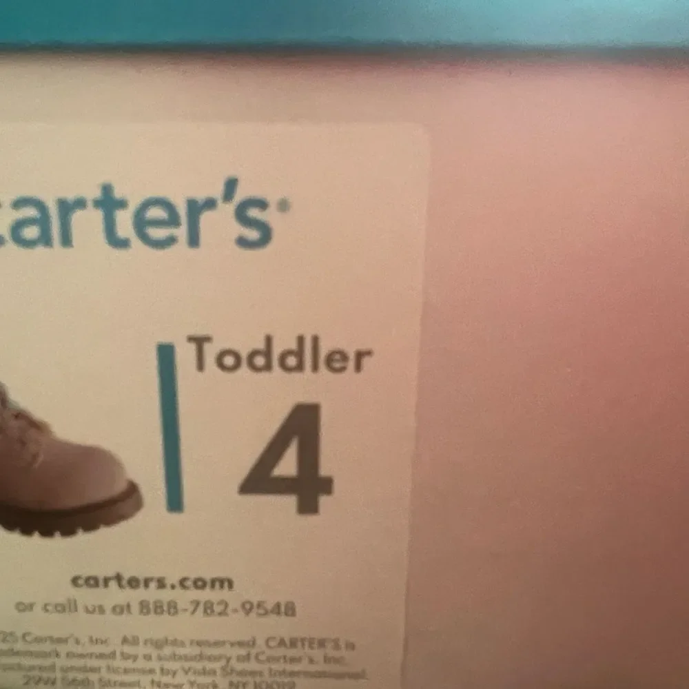 Carter's Beatris Toddler Girls Casual Ankle Boots- Size 4